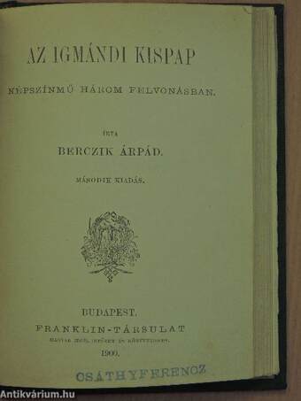 Tisztujitás/A nagyratermett/A nagymama/Anna/Az igmándi kispap