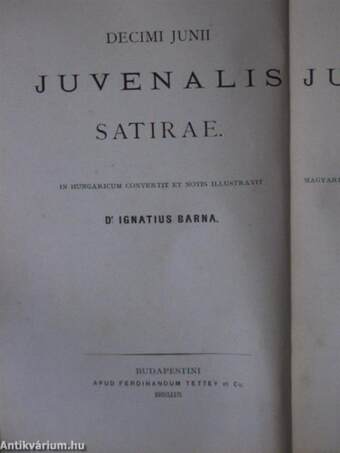 Decimus Junius Juvenalis satirái