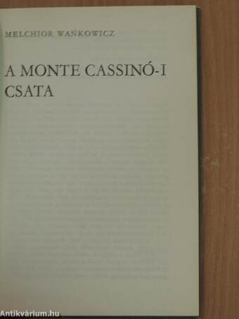 A Monte Cassinó-i csata