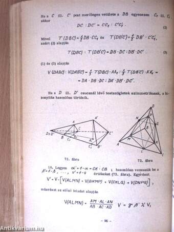 Geometriai példatár II.