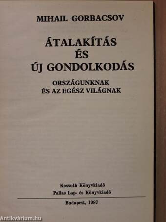 Átalakítás és új gondolkodás