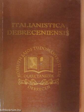 Italianistica Debreceniensis