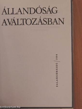 Állandóság a változásban