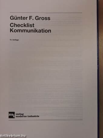 Checklist Kommunikation