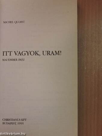 Itt vagyok, Uram!