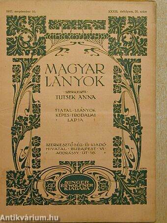 Magyar Lányok 1927. szeptember 10.