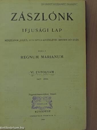 Zászlónk 1907. szeptember-1908. június