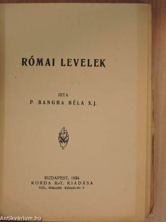 Római levelek