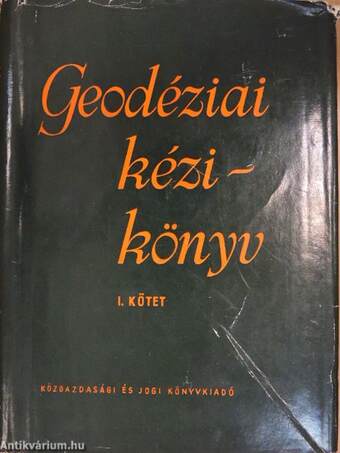 Geodéziai kézikönyv I-III.