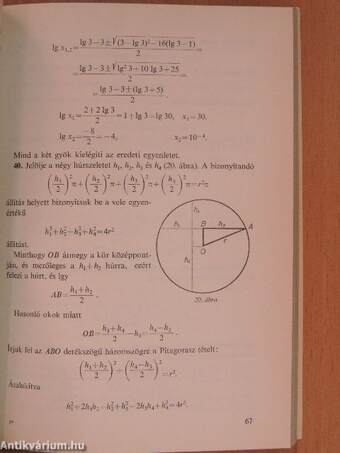 Egyetemi felvételi feladatok matematikából III.