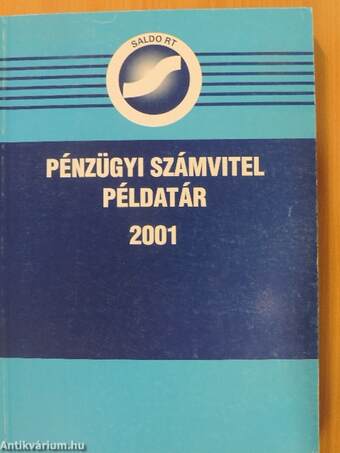 Pénzügyi számvitel példatár 2001