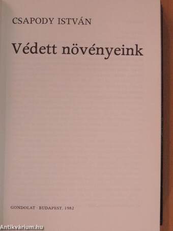 Védett növényeink