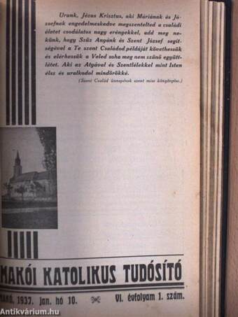 Makói Katolikus Tudósító 1936-37/1-24.