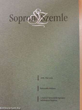 Soproni Szemle 2006/1