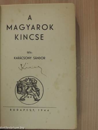 A magyarok kincse