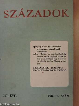 Századok 1983/4.