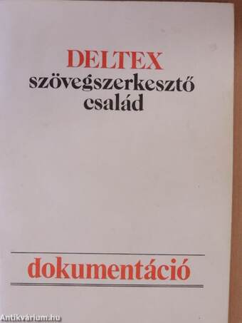 Deltex szövegszerkesztő program