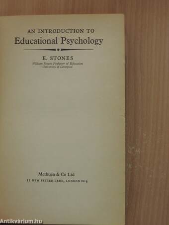 An Introduction to Educational Psychology