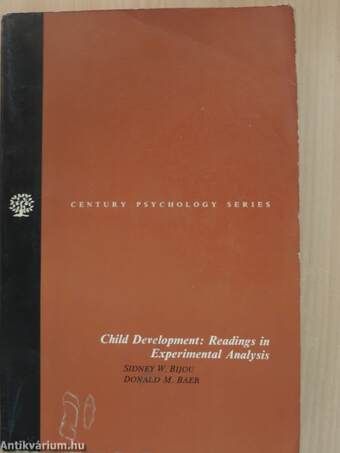 Child Development: Readings in Experimental Analysis