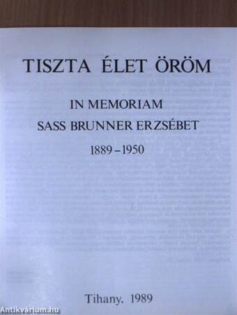 Tiszta élet öröm