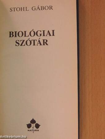 Biológiai szótár