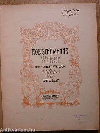 Rob. Schumanns Werke für pianoforte solo