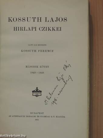 Kossuth Lajos iratai XIII.