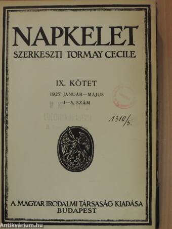Napkelet 1927/1-5.
