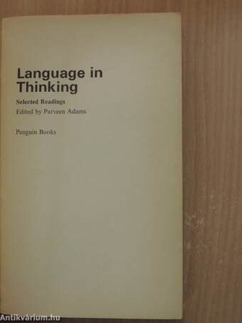 Language in Thinking