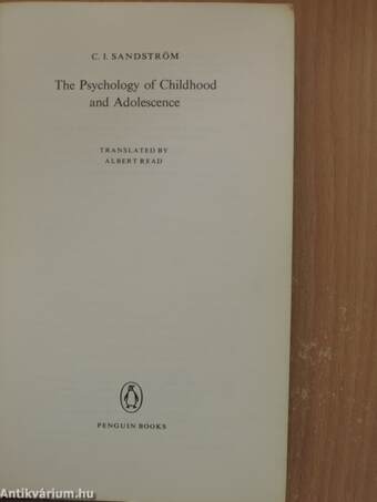 The Psychology of Childhood and Adolescence