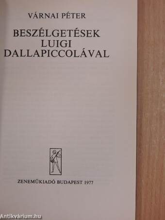 Beszélgetések Luigi Dallapiccolával