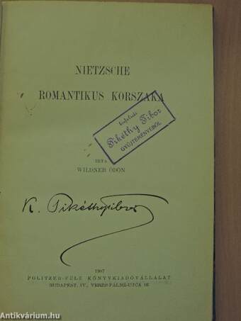 Nietzsche romantikus korszaka