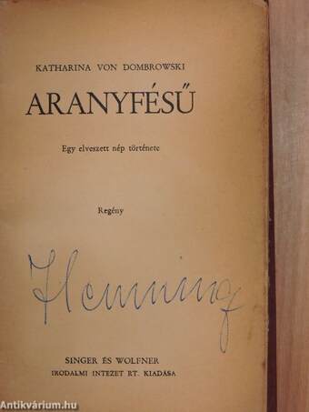 Aranyfésű