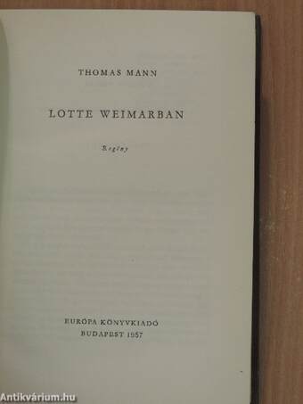 Lotte Weimarban