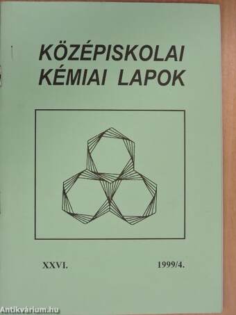 Középiskolai kémiai lapok 1999. szeptember