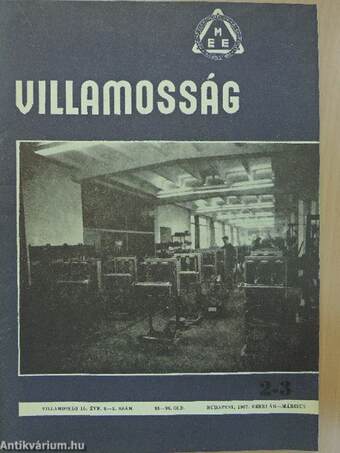 Villamosság 1967. február-március