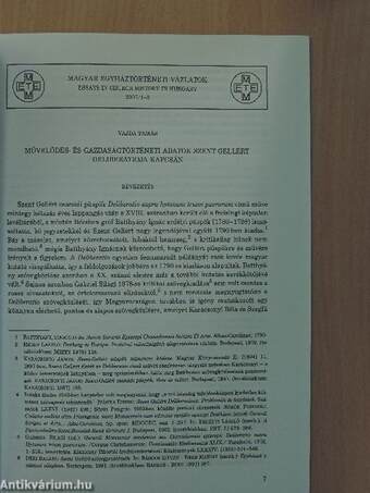 Magyar Egyháztörténeti Vázlatok 2007/1-2.