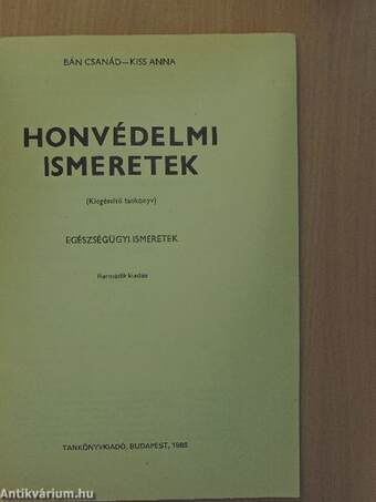 Honvédelmi ismeretek