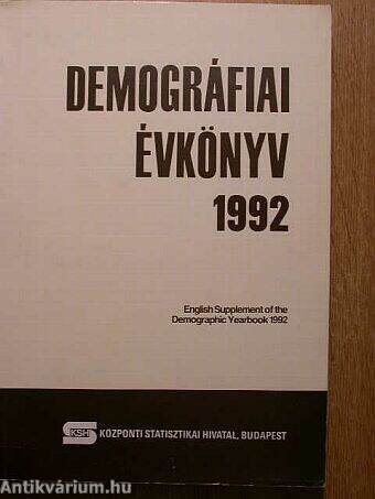 Demográfiai évkönyv 1992