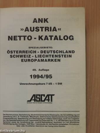 Netto Marktpreis Katalog 1994/95