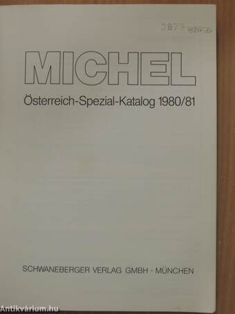 Michel Österreich-Speczial-Katalog 1980/81