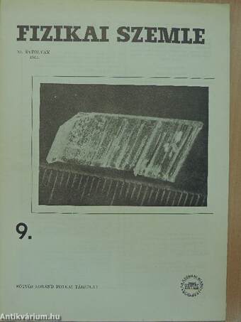 Fizikai Szemle 1961. szeptember