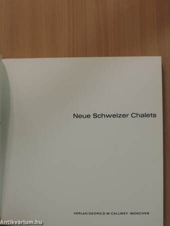 Neue Schweizer Chalets