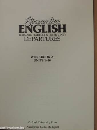 Streamline English Departures - Workbook A