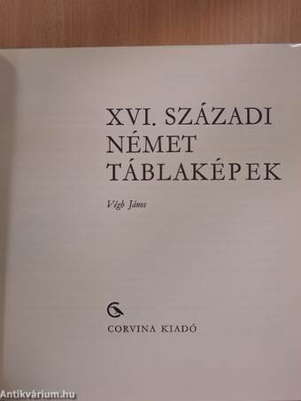 XVI. századi német táblaképek