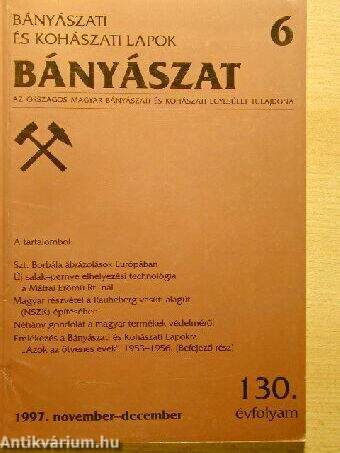 Bányászat 1997. november-december