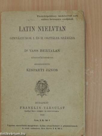 Latin nyelvtan