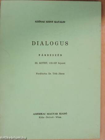 Dialogus III.
