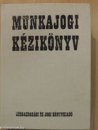 Munkajogi kézikönyv