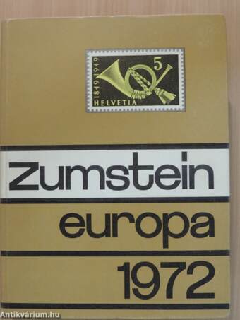 Briefmarken-katalog Zumstein - Europa 1972